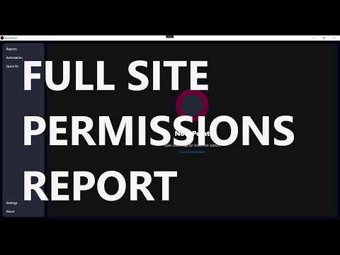 PermissionsReport 0.8.1