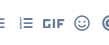 GIF icon in toolbar