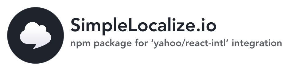 simplelocalize yahoo/react-intl integration