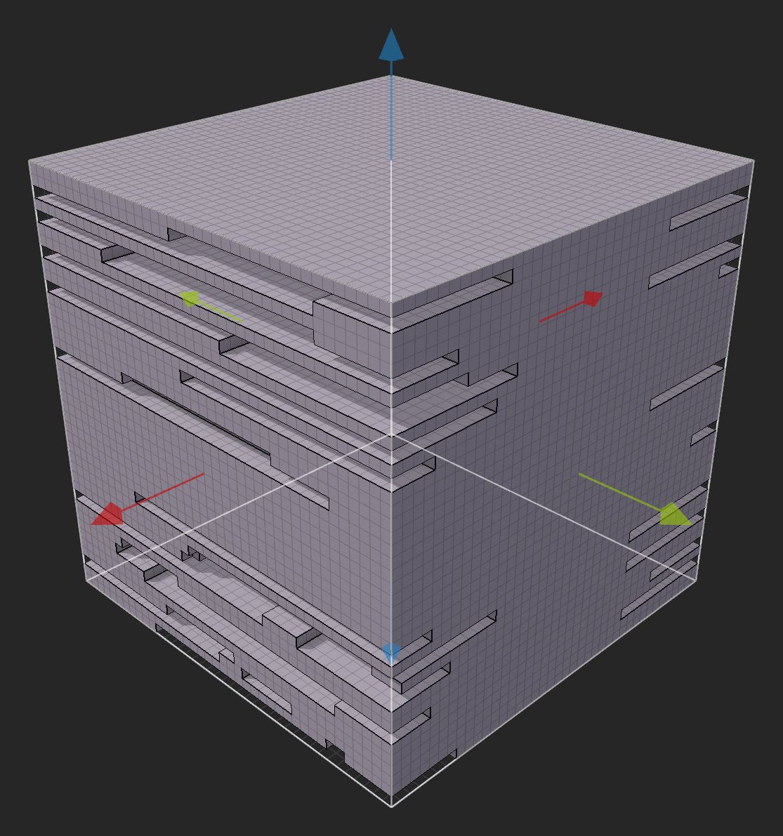 Example of X-axis mode