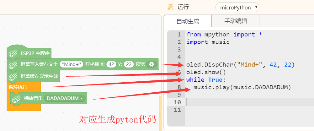 自动转化python代码