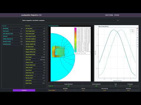 Loudspeaker Magnetics Demo