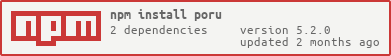 Poru NPM Package