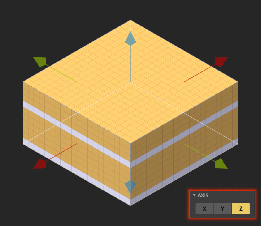 Example of Z-axis mode