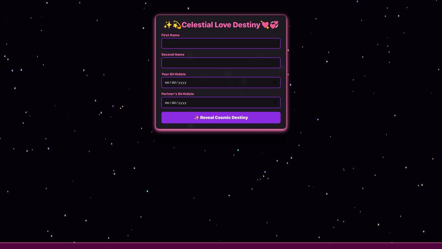 Celestial Love Destiny Calculator