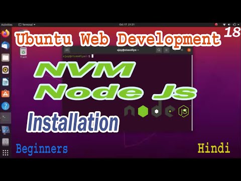 Ubuntu Web Development Install VNM NodeJs Part-18 | VNM Versions | Use vnm node