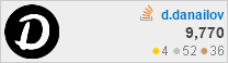 profile for d.danailov at Stack Overflow, Q&A for professional and enthusiast programmers