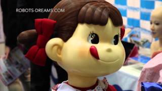 IREX 2013: Pecko-chan Character Robot