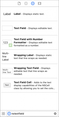 textfields-catalog