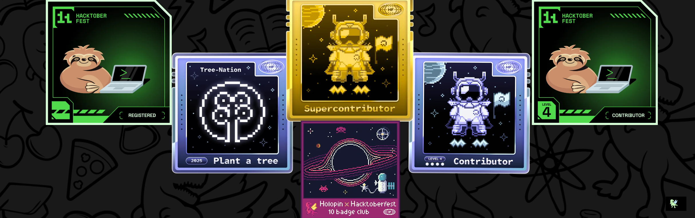 An image of @priyankgaur's Holopin badges, which is a link to view their full Holopin profile