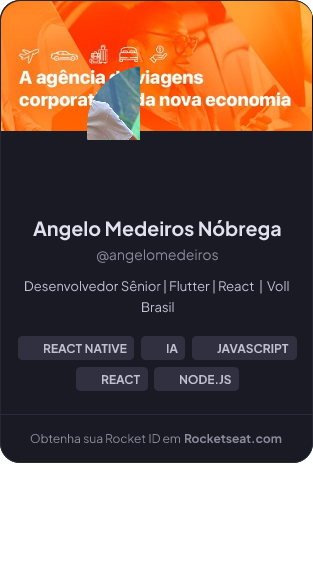 Angelo Medeiros Nóbrega's Rocket ID