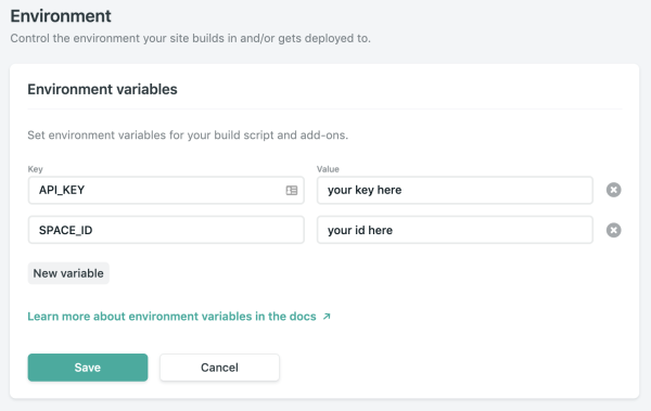 enter-environment-variables