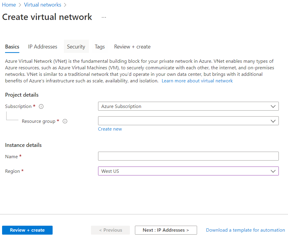 create-virtual-network