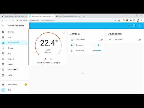 HA HVAC adjustment automation demo