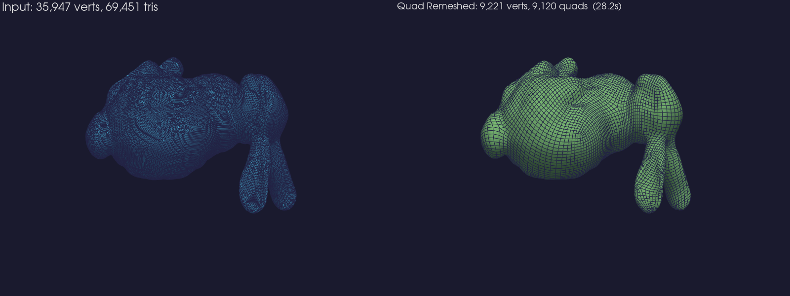 GitHub - PozzettiAndrea/pyquadwild: Python bindings for QuadWild quad ...