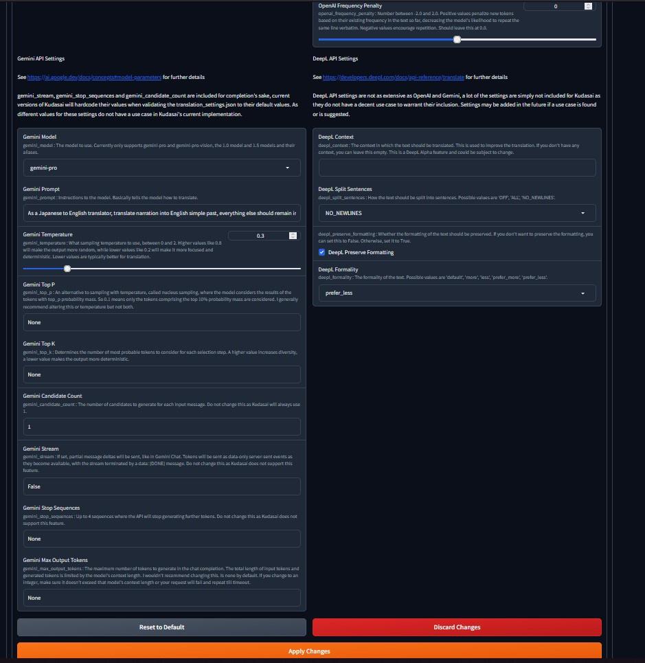 Translation Settings Page 2