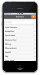 One Rep Max Screenshot #3 - Exercise List