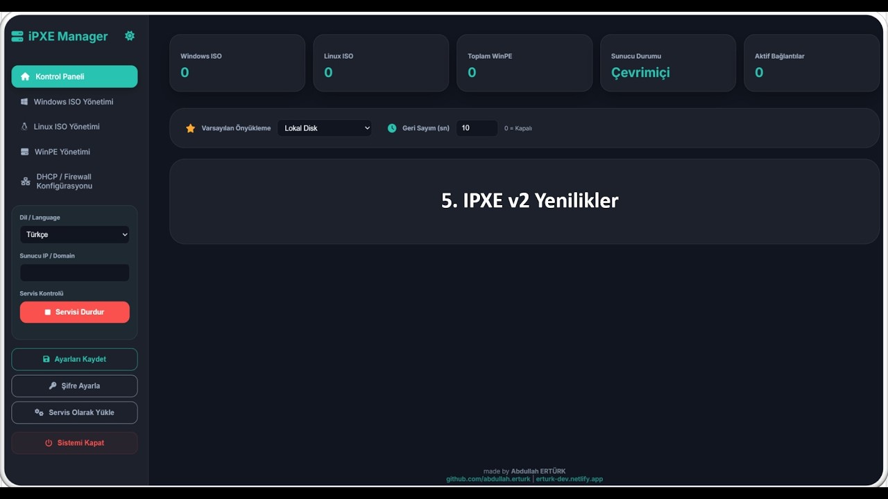 IPXE v2 Yenilikler