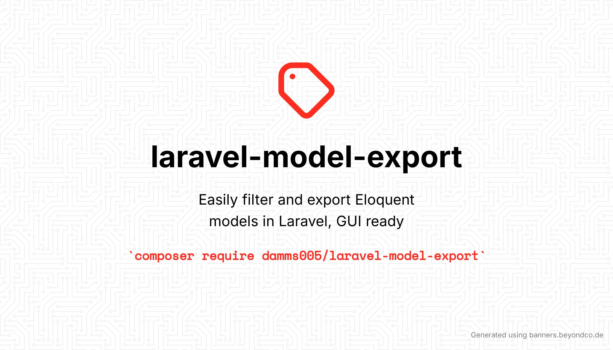 Art image for laravel-model-export