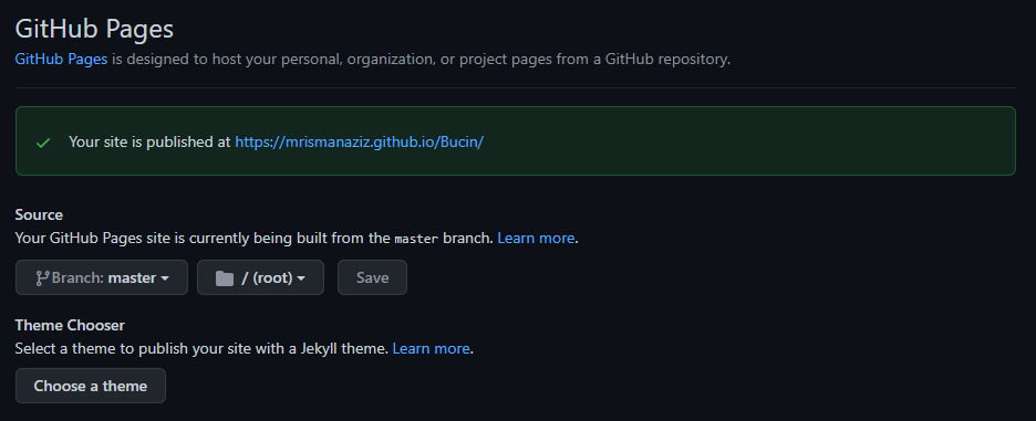 Github Pages