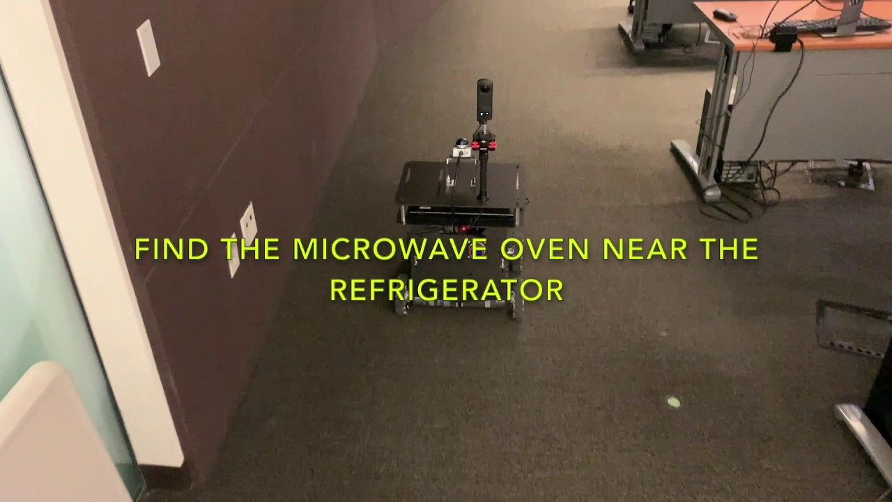 Find Microwave Oven near Refrigerator