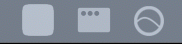 Inactive display menu bar