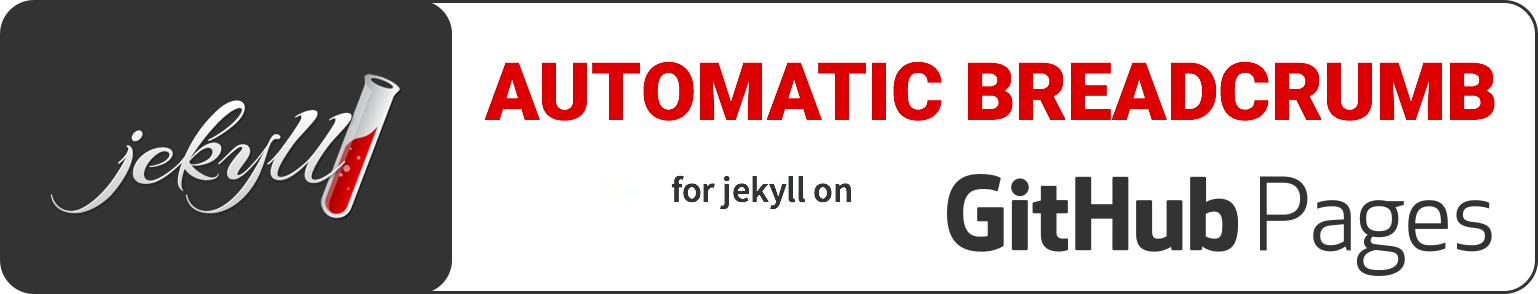 Automatic Jekyll Breadcrumb for GitHub Pages