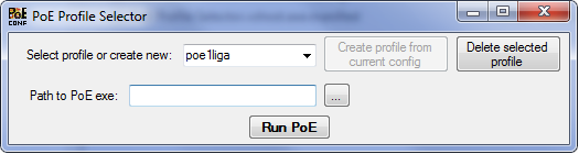 PoE profile selector
