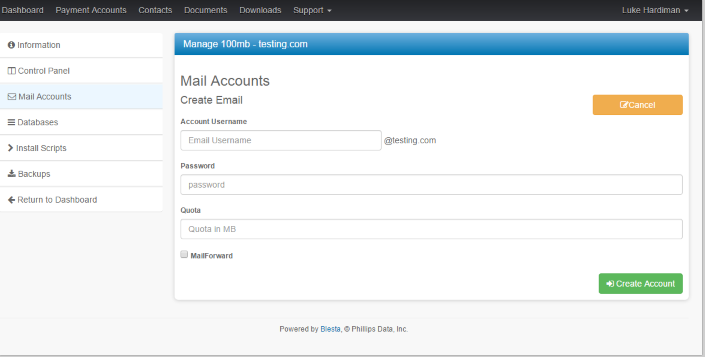 Mail Accounts