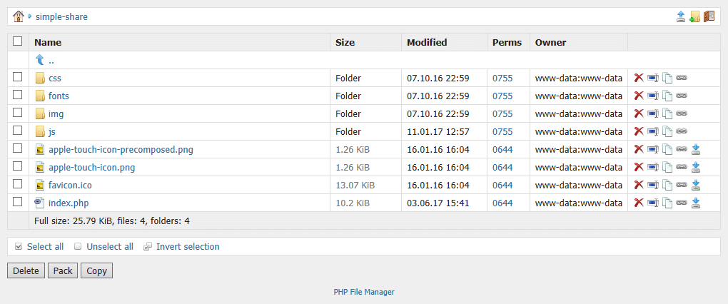 PHP File Manager