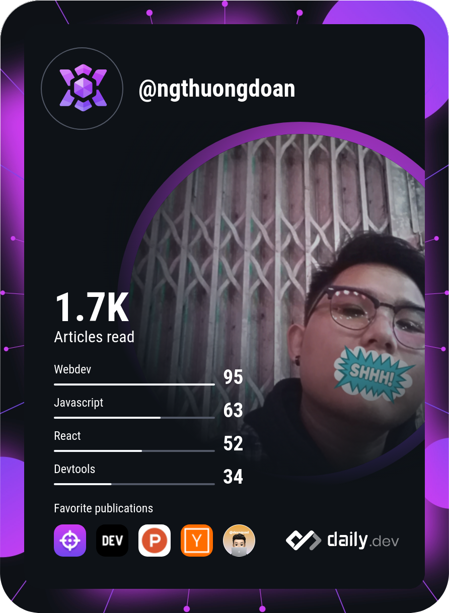 Doan Ngoc Thuong's Dev Card