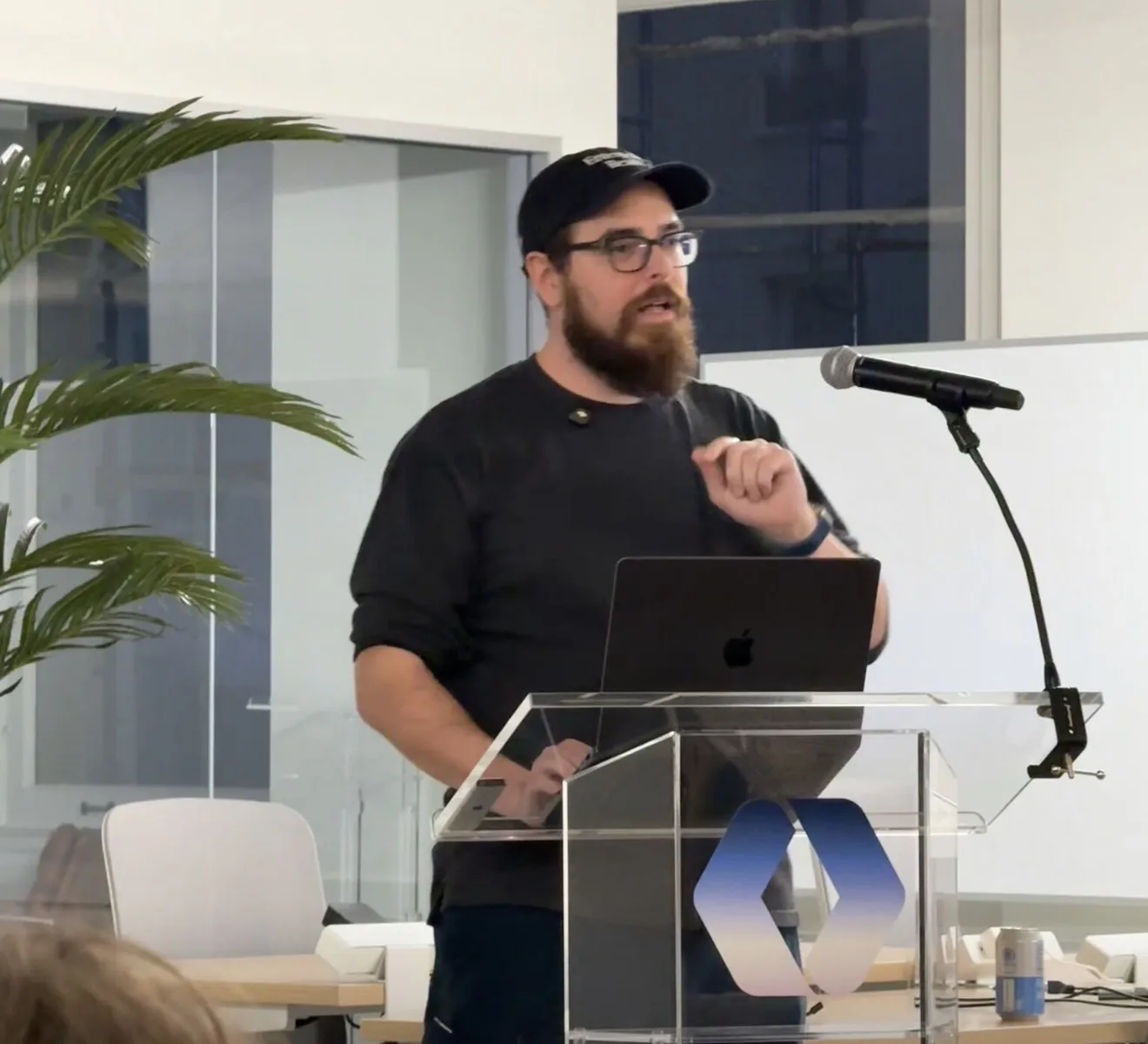 Zack Proser presenting at WorkOS x Anthropic Claude Cowork Workshop