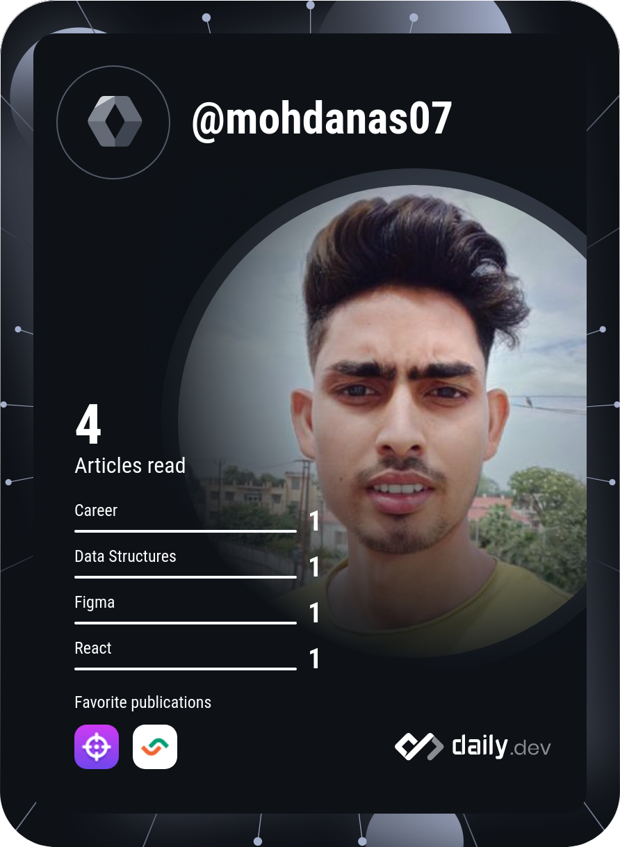 Mohd Anas's Dev Card