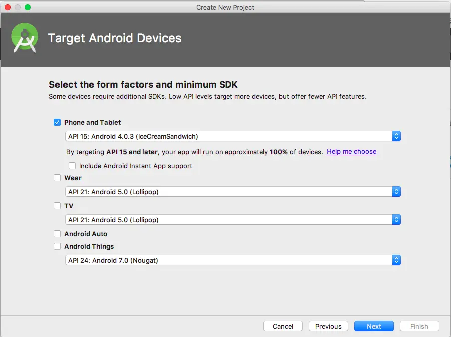 Target Android Devices