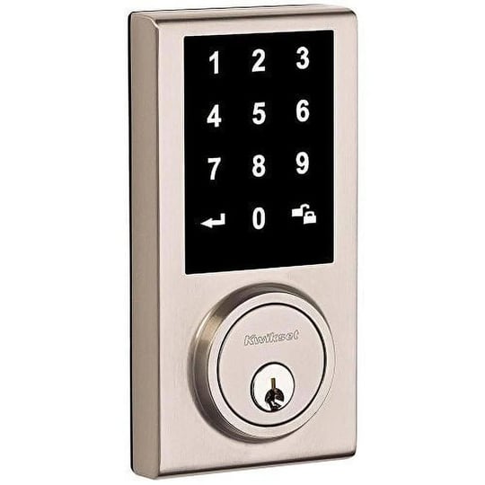 kwikset-electronic-deadbolt-touchscreen-keyless-entry-satin-nickel-new-1