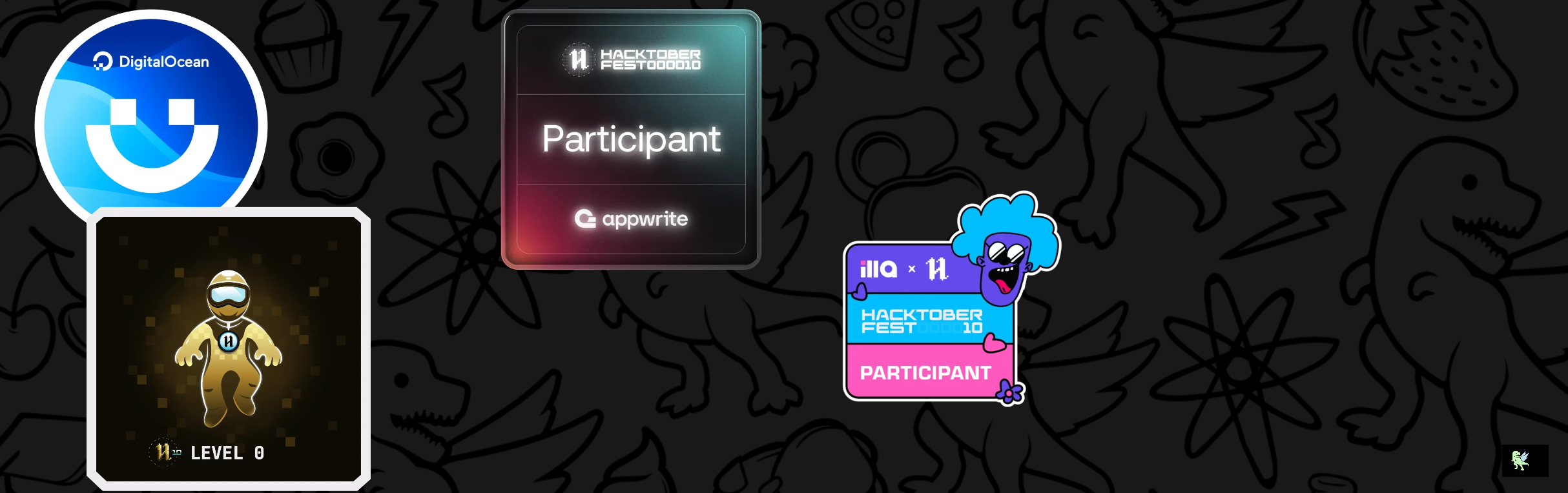 My holopin badges. Click to go to my holopin profile