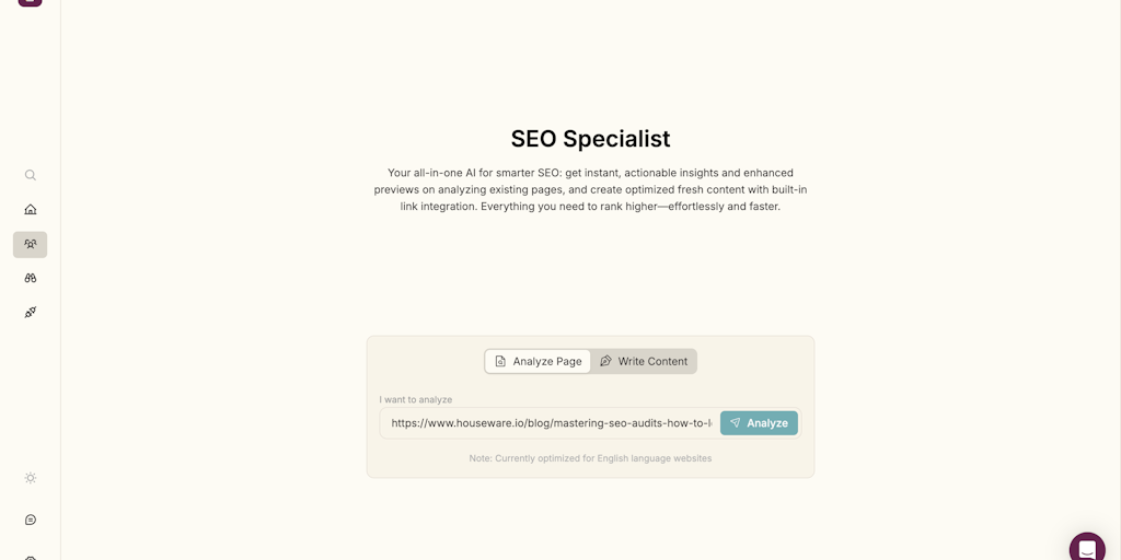 SEO Specialist 2.0