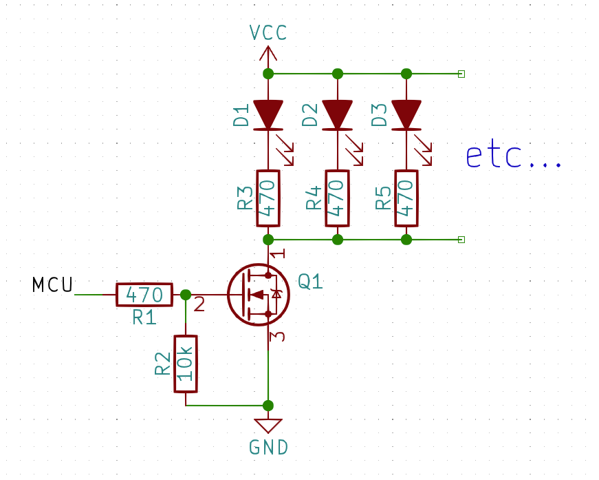 Backlight example circuit