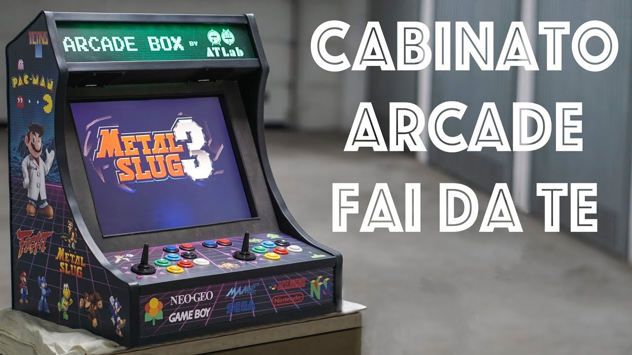 Come Costruire un Arcade Box - Retrogaming con Raspberry - Fai Da Te ft. Mattley