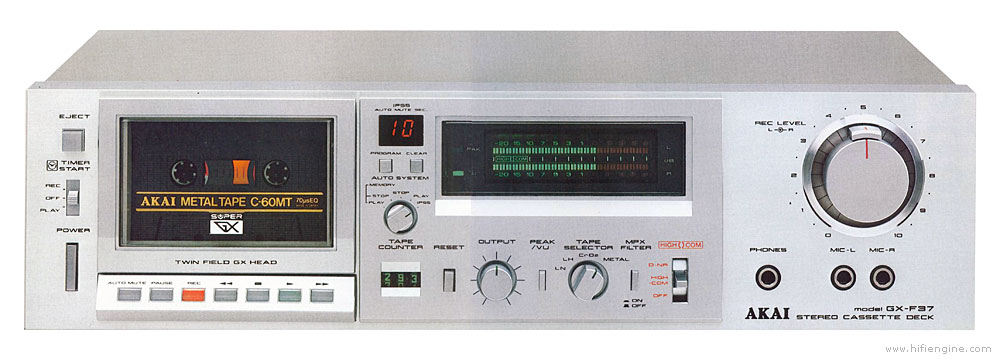 Akai GX-F37 stereo cassette deck