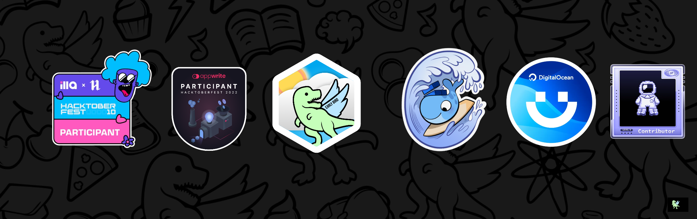 An image of @samarthasbhat's Holopin badges, which is a link to view their full Holopin profile