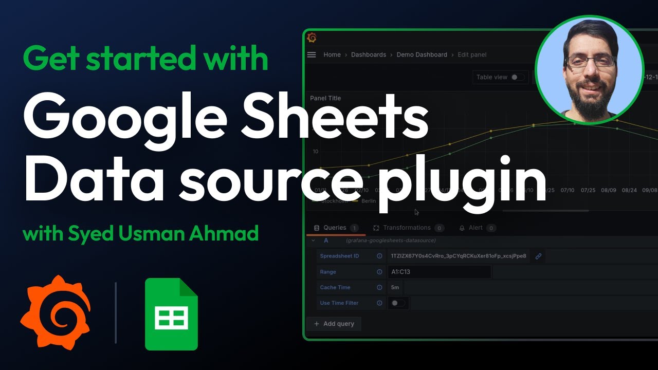 Google Sheets data source plugin | Visualize Spreadsheets using Grafana | Tutorial