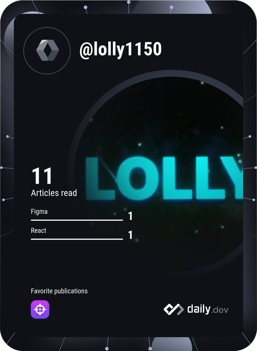 Lolly's Dev Card