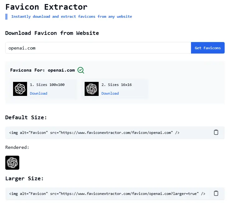 favicon-extractor