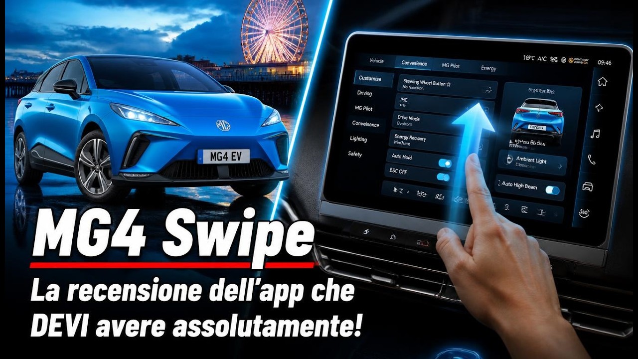 MG4 Swipe, e le nuove APP compaiono!!! — videoguida in italiano
