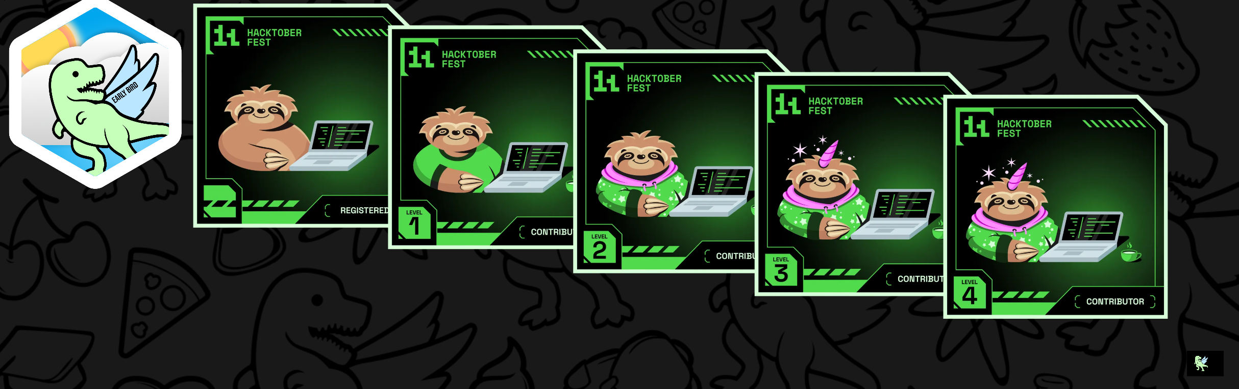 An image of @aniketraut16's Holopin badges, which is a link to view their full Holopin profile