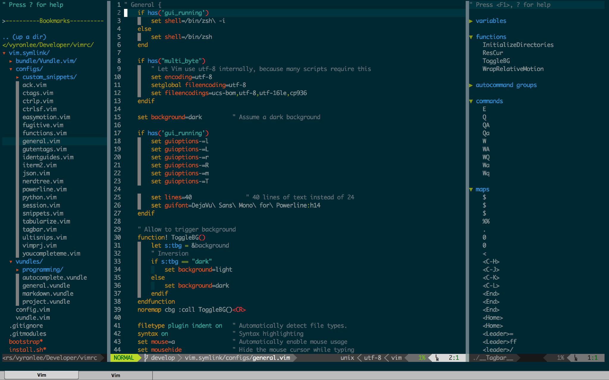 GitHub - VyronLee/vimrc: A modular vimrc.