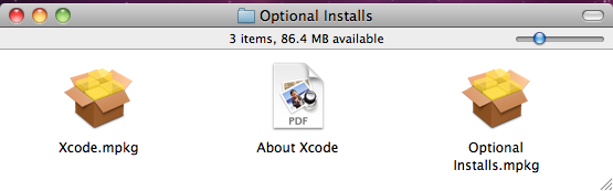 Optional Installs Folder