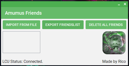 LCU API Friend Screenshot 1