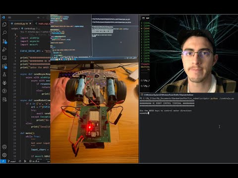 Remote Control Robot with ChatGPT and Embedded Web Server on ESP32